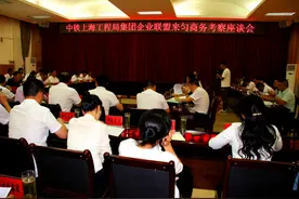 中铁上海工程局集团联袂业态企业来都匀考察 共商南部区域开发图片