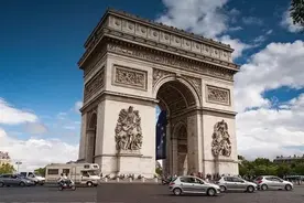 巴黎凯旋门图片