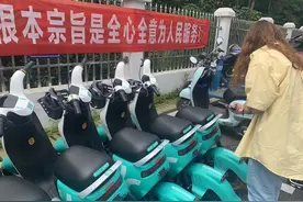 南京溧水：出行更便利！青桔共享电单车进驻桑园蒲村图片