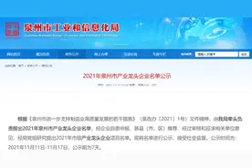 收入超1亿元！312家企业入选泉州市龙头企业图片