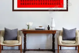 客厅写什么字寓意好 客厅书法内容大全图片