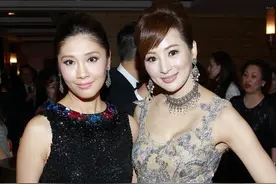 罗霖快60岁还有亚姐体态，穿礼裙身材挺拔，难怪能嫁小20岁富二代图片