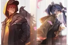 王者荣耀刘备孙尚香情皮时差恋人，全是锚点但是好看，刘备超年轻图片