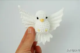 「毛线编织」白鸽玩偶的钩织方法！图片