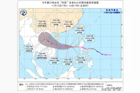 台风“环高”外围环流15日将给桂南桂西送来台风雨图片
