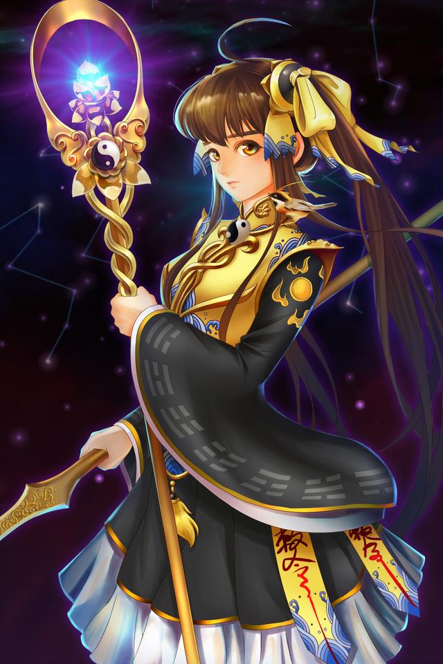 唯美国漫风格《三国罗曼史》游戏卡牌高清原画 女性版三国人物欣赏