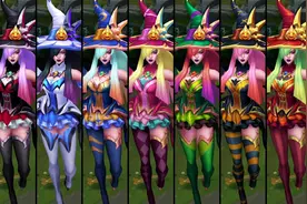 LOL万圣节新皮肤上手：最喜欢辛德拉，至臻莫甘娜特效也超棒图片