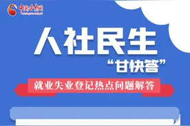 人社民生“甘快答” 就业失业登记热点问题解答图片