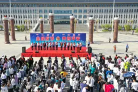 反诈宣传进校园！河套学院里的这场活动，为师生打好开学“预防针”图片