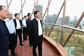 “光谷塔”年内点亮，汪祥旺调研督导光谷中央生态大走廊建设图片