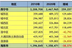 青海省第七次人口普查分县数据图片