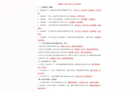 暑假预习！七年级上册语文古诗词默写训练+答案，建议打印练习图片