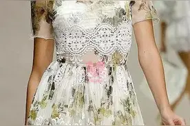 不用缝纫机就能改造旧衣，钩针与布料结合给你独有的美丽（讲解）图片