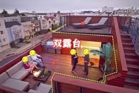 买顶楼送大露台，原基础上抬高2m又加盖一层，双层露台不算违建？图片