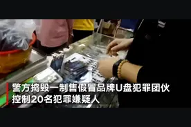 成本30元售价上百元！警方捣毁制售假冒品牌U盘犯罪团伙 商标制假仅用2秒图片