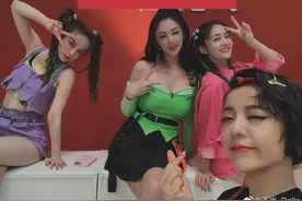 丁当晒与《艾瑞巴蒂》组员合照，感慨称下次姐一定会更好图片