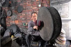 方潮盛铜锣：潮州民间礼乐圣器之花图片