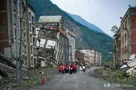 被定格的北川县城，一切都保持2008年的模样，封存着难忘的记忆图片