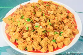 麻婆豆腐原来这么简单，厨师长教你诀窍，香辣入味，嫩滑不破碎图片