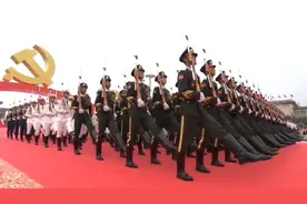 一镜到底看国旗护卫队图片