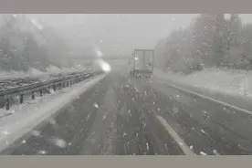 受降雪影响 山西多条高速实施封闭措施图片