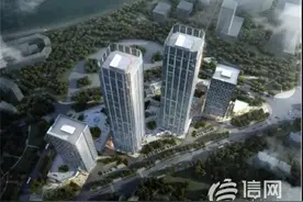 青岛首个超高层双子塔：绿地海外滩项目开工建设图片