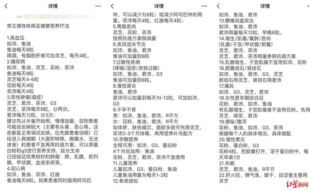 如新保健品的功效 2026年如新保健品有哪些功效