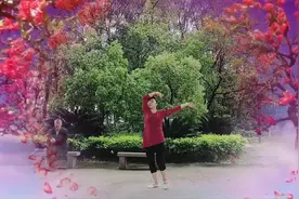 栗源姐妹广场舞《弯弯的月亮》