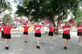 金喜旺广场舞《九九艳阳天》视频封面
