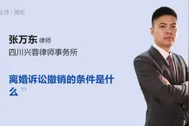 离婚诉讼撤销的条件是什么视频封面