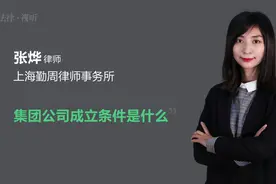 集团公司成立条件是什么视频封面