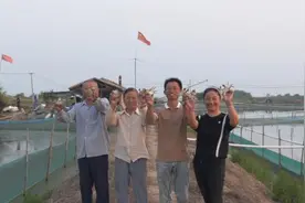 洪泽湖上的养蟹人