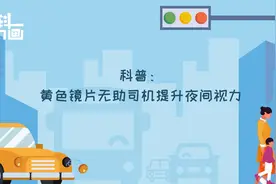 科画|科普：黄色镜片无助司机提升夜间视力