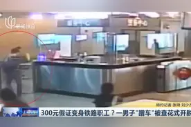 300元假证变身铁路职工？  一男子“蹭车”被查，花式开脱！