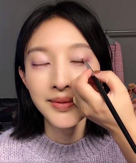 闪闪花花逾期，真的没整容,只是换了个眼妆的说说 配图42