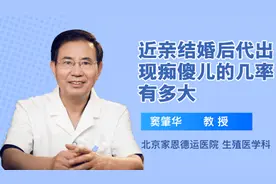 近亲结婚后代出现痴傻儿的几率有多大