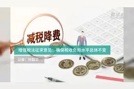 增值税法征求意见：确保税收负担水平总体不变视频封面