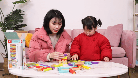 59元玩出N种花样的益智积木，轻松培养认知、空间、动手力
