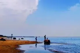 看海不用飞远，来奉贤就够了！日升日落，海风清凉好不快活！图片