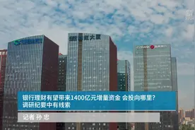 中国财富报道｜银行理财有望带来1400亿元增量资金，会投向哪里？调研纪要中有线索视频封面