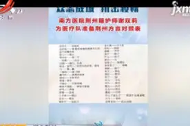 湖北荆州：方言对照表 广东医疗队的秘密武器视频封面