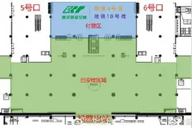 直接过闸进站 重庆北广场出站旅客换乘地铁无需安检图片