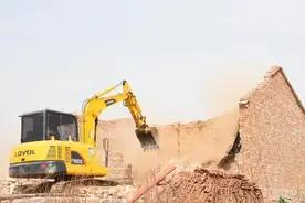 东村街道七处违法建设被集中拆除图片