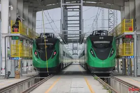 整装待发！成都“绿巨人”动车组首个春整结束，未来将替代“绿皮车”图片