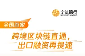 宁波银行全国首家成功直联接入全国跨境金融区块链平台图片