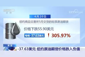 37.63美元，史无前例！为啥出现“负油价”？对咱们有什么影响？图片