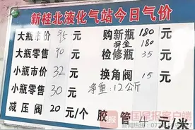 桂林全州煤气价格被曝居高不下，居民无奈跑去湖南充气图片