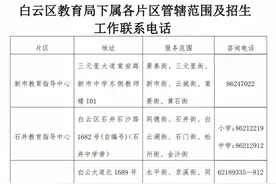 白云区跨区生（返穗生）升学办法及办理程序公布图片