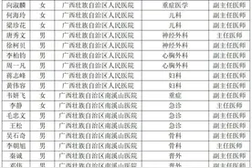 广西公布交通事故救援点、救治专业医院及重伤救治专家库名单图片