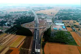 突破“卡脖子工程”！京沪高速改扩建工程兰陵互通建成通车图片
